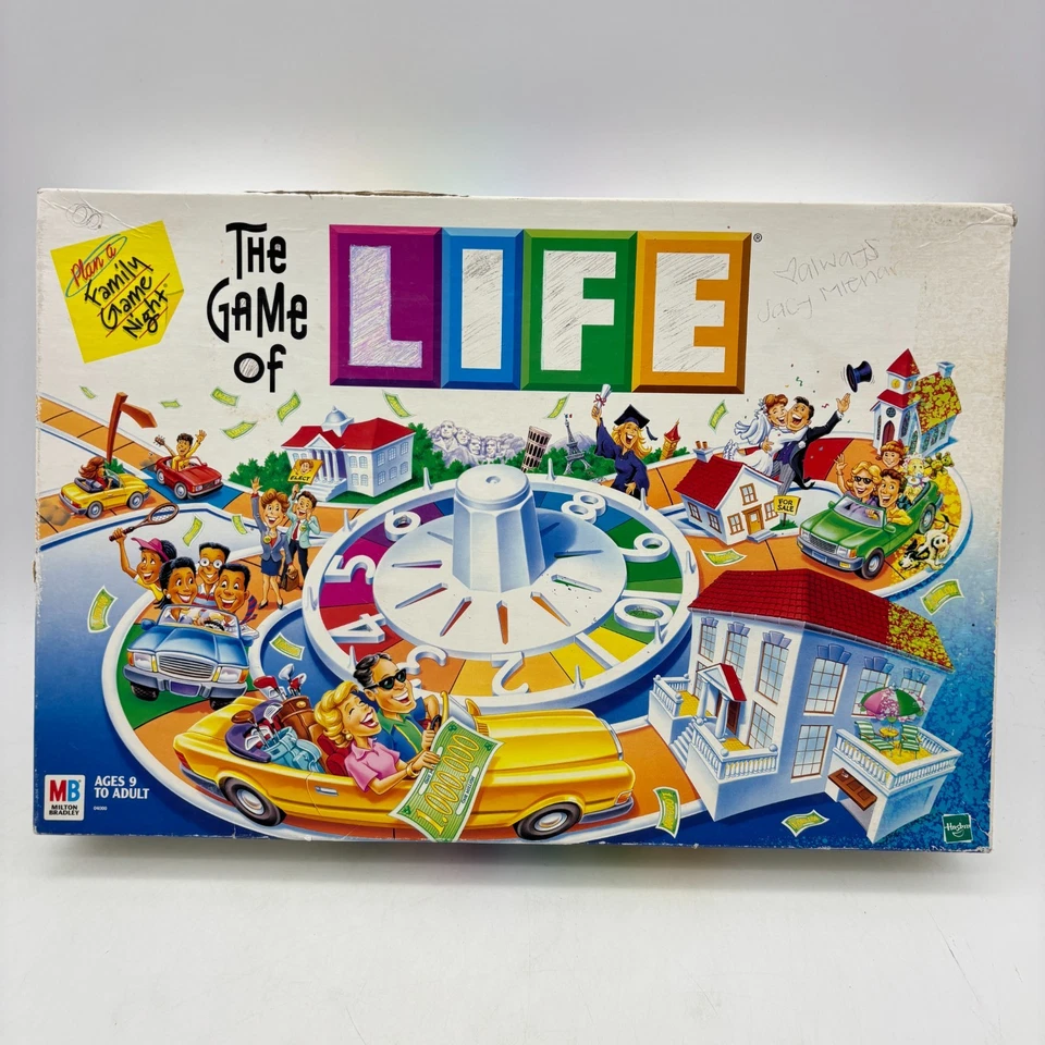 The Game of Life COMPLETE Milton Bradley 2000 Classic Board Game Kids Family - Image 1 of 4