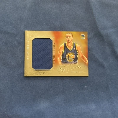 2012-13 Brilliance STEPHEN CURRY Patch Game Time Golden State Warriors #3 - Image 1 of 4
