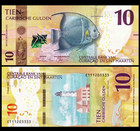 CURAÇAO & SINT MAARTEN 10 Caribische Gulden 2025 P W1 UNC New Banknote