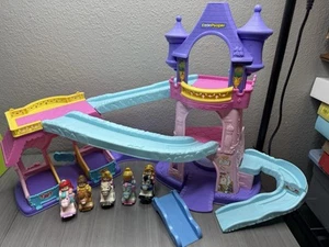 Fisher Price little people Disney Princess Klip Klop Castle And Figures Works - Picture 1 of 20