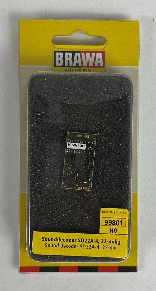 Brawa 99801 Sounddecoder SD22A-4, PluX22 - Bild 1 von 1