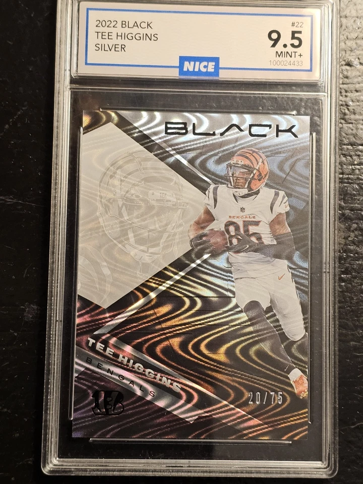2022 Panini Black - Tee Higgins #22 Silver 20/75   - Image 1 of 1