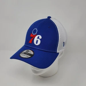 Gorra New Era 39Thirty Philadelphia 76ers Flex Fit mediana/grande clásica azul - Imagen 1 de 8