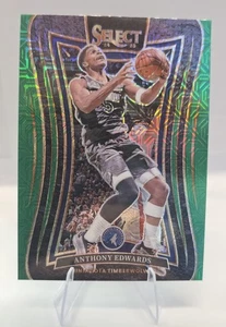 2024 Panini Select Mezzanine Level Anthony Edwards #365 Green Mojo Prizm - Bild 1 von 2