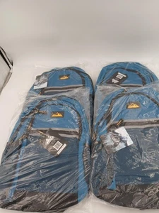 4 Stück Summit Ridge Rucksack blau schwarz Schule Reise Daypack Reißverschlusstaschen - Bild 1 von 8
