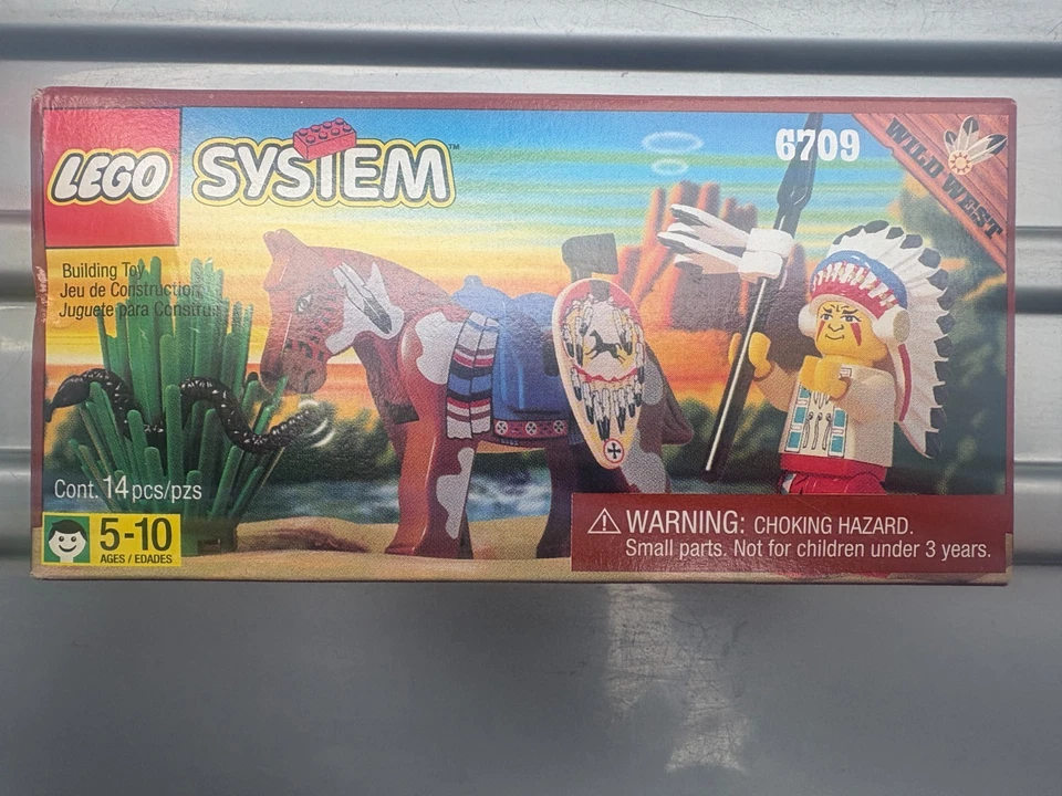Lego Wild West / Western #6709 Tribal Chief, Brand New in Sealed Box, 1997 - Image 1 of 4
