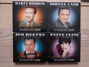 Marty Robbins Johnny Cash Jim Reeves Patsy Cline Signature Series CD + DVD Sets - Imagen 1 de 2