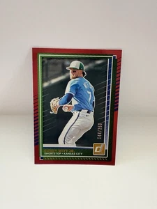 2025 Panini Donruss Baseball Bobby Witt Jr. Red /250 Kansas City Royals #27 - Picture 1 of 1