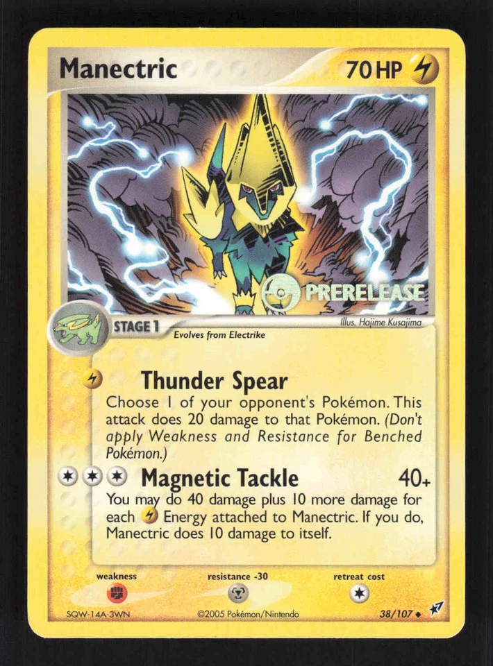 Manectric - (Prerelease) Promo Nintendo Promos 38/107 NM - Image 1 of 2