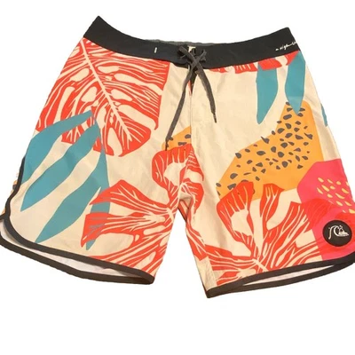 Bañador Quiksilver High Line Para Hombres 32 Azul Boardshort Traje Kelly Slater Y2K Foto 1 de 4