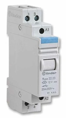 FINDER - Relay Modular, 1NO + 1NC, 12V dc - Image 1 of 2