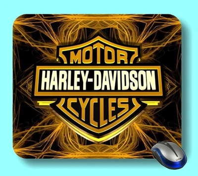 Alfombrilla de ratón para computadora Harley Davidson regalo ha06 Foto 1 de 4