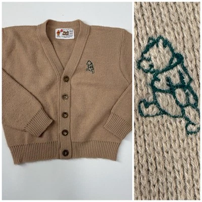 Cárdigan Suéter Infantil Vintage Disney Winnie The Pooh Talla 6 Sears Foto 1 de 4
