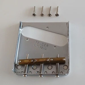 Fender 3-Saddle American Vintage Telecaster® Bridge Assembly with Brass Saddles - Imagen 1 de 4