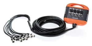 Bespeco XTRA800L20SC Stage Box 4 Connettori Combo/4 Xlr F, 20 mt,Schermi Isolati - Foto 1 di 1