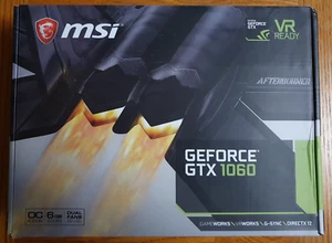 MSI GEFORCE GTX 1060 GPU - 6GB VRAM PCI Express Video Card Boxed Tested - Picture 1 of 9