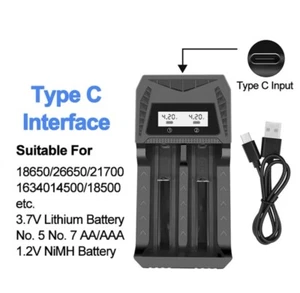 2-Slots Intelligent LCD Battery Charger for 1.2V AA/AAA Etc. - Picture 1 of 6