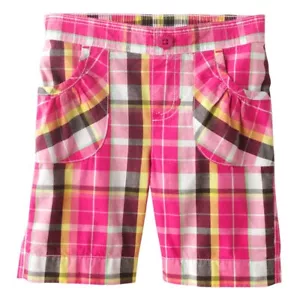 Jumping Beans Girls Toddler Bermuda Pink Plaid Shorts - 2T - Picture 1 of 1