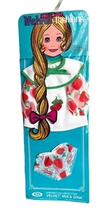 Vestiti bambola ideali moda velluto vintage abito fragola famiglia Crissy Mia Dina - Foto 1 di 12