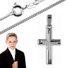 Communion, Confirmation Cross-Sterling Silver 925 incl. Chain-10-1