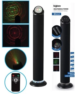 Bigben Torre De Sonido LED Luz Disco Láser Mikro Bluetooth Altavoz De Fiesta - Imagen 1 de 8