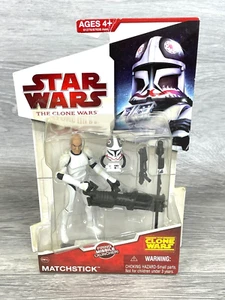 Clone Wars Clone Trooper Matchstick, Y Wing Pilot, CW34, Star Wars, Hasbro 2009 - Picture 1 of 22