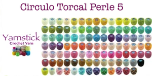 1 x 42m Circulo TORCAL Crewel Hardanger Embroidery Thread Perle 5 Solid &Random - Picture 1 of 112