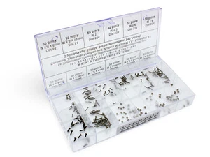 Assortimento viti cilindriche DIN 84 e dadi DIN 934 acciaio inox A2 (da M1 a M1,6 - Foto 1 di 4