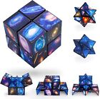 Ensemble de cube 2 étoiles Sky Planet Infinity cube cube de décompression créatif pour enfants A