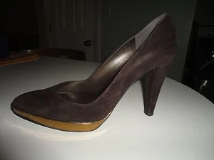 100% AUTHENTISCHE STUART WEITZMAN High Heel Pumps/Schuhe/8/braun/cola/Wildleder/Damen - Bild 1 von 10