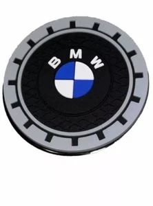 BMW 2pk Cup Mat Car Drink Holder Insert Silicone Coaster Christmas Stocking Stuf - Picture 1 of 5