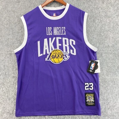 Los Angeles Lakers Lebron James Jersey #23 Large Basketball Club Who’s The Man? - Image 1 of 4