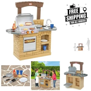 Creative Outdoor BBQ Play Kitchen for Kids - Promotes Fun and Social Skills - Picture 1 of 8
