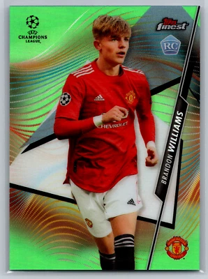 Brandon Williams 2020-21 Topps Finest UCL Neon Green Refractor Rookie /99 #21 - Image 1 of 2
