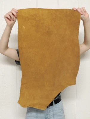 Piel de cuero de bisonte de búfalo de arena para mocasines artesanales nativas occidentales Foto 1 de 2