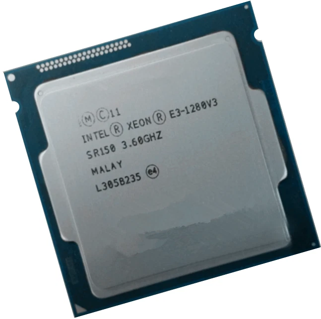Intel Xeon E3-1280 V3 LGA1150 3.6GHz SR150 82W 4Core 8M Cach CPU Processor - Image 1 of 1