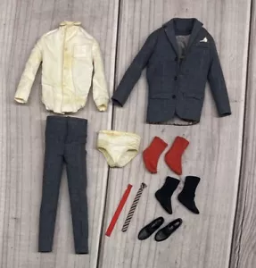 Vintage Ken’s "Saturday Date" #786 Outfit Jacket Shirt Pants Socks Shoes Ties - Picture 1 of 11
