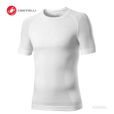Capa base de manga corta Castelli CORE SIN COSTURAS SS: BLANCA Foto 1 de 3