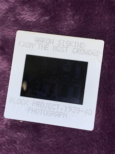 Siskund  "From The Most Crowded Block Project" 35mm Modern Art Slide   - Picture 1 of 3