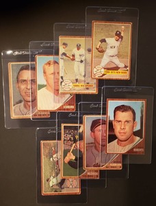 1962 Topps Baseball Cards - Stars and Hall of Famers - PICK YOUR CARD