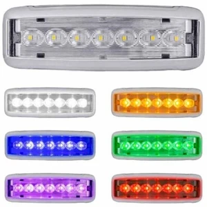Luz LED interior cromada con doble función de seis colores - Imagen 1 de 2