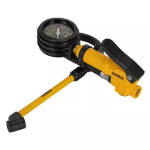 DEWALT Analog Dial Inflator 2" 160 PSI Heavy-Duty w/ 12" Hose + Dual Head Chuck - Picture 1 of 1
