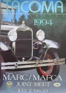 Póster de reunión conjunta MARC/MAFCA 1994 Tacoma Washington por Dorman #37 - Imagen 1 de 1