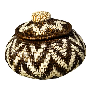 Cesta de nudo tropical ZigZag con parte superior - Imagen 1 de 13