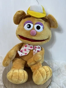 Vintage Disney Muppet Babies Fozzie Bear 14” Plush Sesame Street Friends Hat Bow - Picture 1 of 10