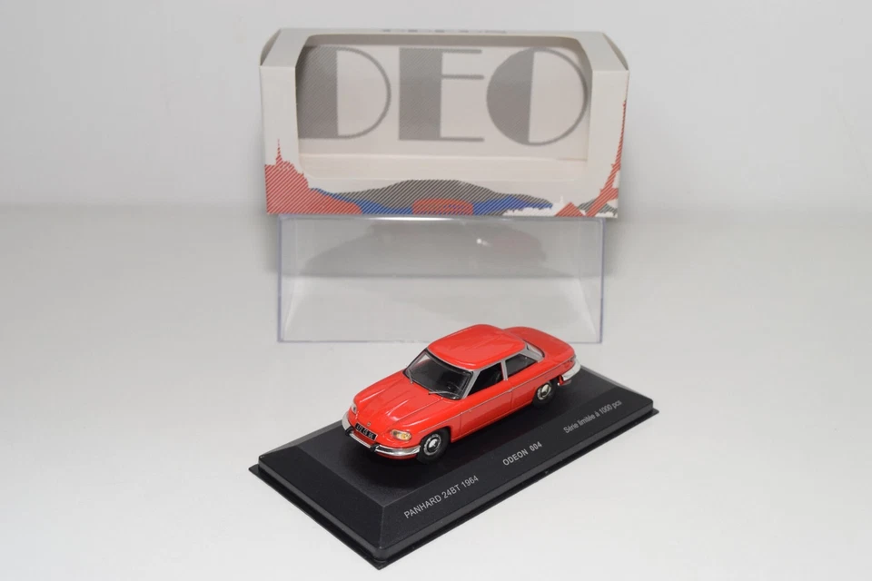 A61 1:43 ODEON 004 PANHARD 24BT 24 BT 1964 ROSSO NUOVO CON SCATOLA - Immagine 1 di 4