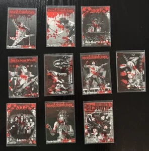 KISS 360 Trading Cards 10 Blood Card Parallel Lot 2009 Press Pass Rare - Picture 1 of 6