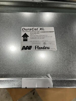 Filtro Alta Eficiencia DURACEL XL - 60 DHF 515-549-002 24 X 24 X 12 ¡Nuevo! Foto 1 de 4