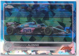 Topps 2022 Chrome Formula 1 No. 115 Fernando Alonso Sapphire - Bild 1 von 2