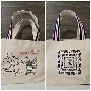 Disney Mickey Mouse X Kinokuniya Mini Canvas Tote Bag - Picture 1 of 8